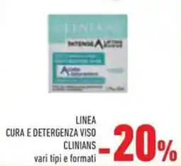 Conad Linea cura e detergenza viso CLINIANS offerta