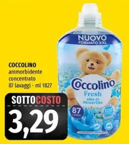 Famila Superstore COCCOLINO ammorbidente concentrato offerta