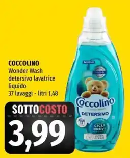 Famila Superstore COCCOLINO Wonder Wash detersivo lavatrice liquido offerta