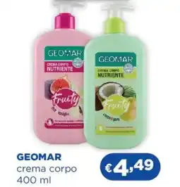 Acqua & Sapone GEOMAR crema corpo offerta