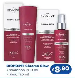 Acqua & Sapone BIOPOINT Chroma Glow, shampoo, siero offerta