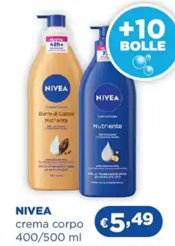 Acqua & Sapone NIVEA crema corpo offerta