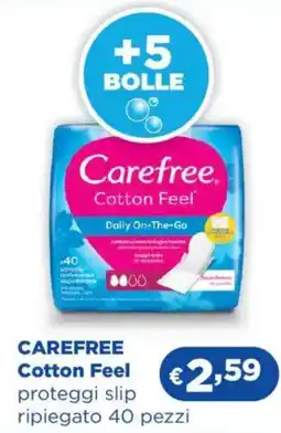 Acqua & Sapone CAREFREE Cotton Feel proteggi slip ripiegato offerta