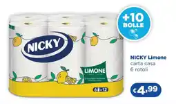 Acqua & Sapone NICKY Limone carta casa offerta