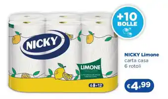 Acqua & Sapone NICKY Limone carta casa offerta
