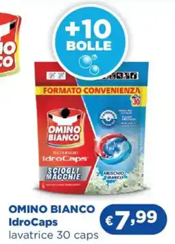 Acqua & Sapone OMINO BIANCO IdroCaps lavatrice offerta