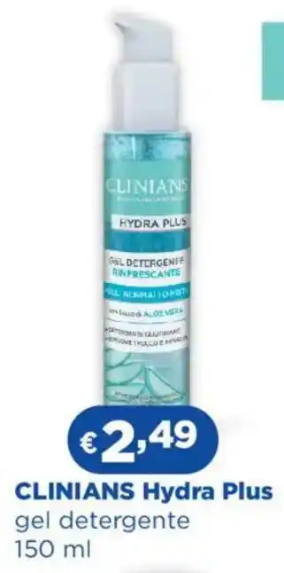 CLINIANS Hydra Plus gel detergente
