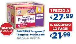 Acqua & Sapone PAMPERS Progressi/ Progressi Mutandino offerta