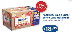 Acqua & Sapone PAMPERS Sole e Luna/ Sole e Luna Mutandino offerta