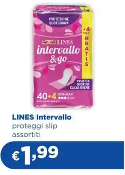 Acqua & Sapone LINES Intervallo proteggi slip offerta
