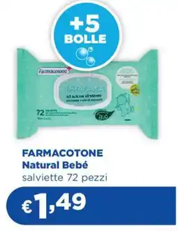 Acqua & Sapone FARMACOTONE Natural Bebé salviette offerta