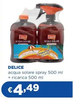 Acqua & Sapone DELICE acqua solare spray + ricarica offerta