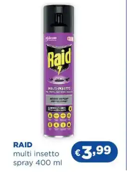 Acqua & Sapone RAID multi insetto spray offerta