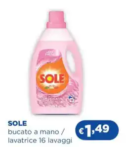 Acqua & Sapone SOLE bucato a mano / lavatrice offerta