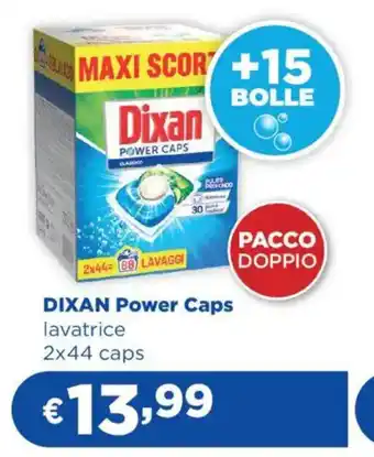 DIXAN Power Caps lavatrice