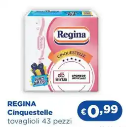 Acqua & Sapone REGINA Cinquestelle tovaglioli offerta