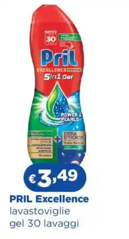 Acqua & Sapone PRIL Excellence lavastoviglie gel offerta