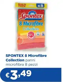 Acqua & Sapone SPONTEX 8 Microfibre Collection panni microfibra offerta