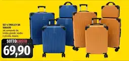 Famila Superstore Set 4 trolley da viaggio offerta