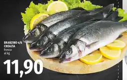Famila Superstore Branzino 4/6 croazia fresco offerta