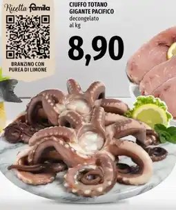 Famila Superstore Ciuffo totano gigante pacifico decongelato offerta
