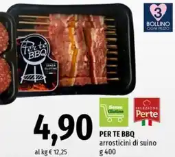 Famila Superstore PER TE BBQ arrosticini di suino offerta