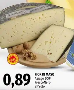 Famila Superstore FIOR DI MASO Asiago DOP FrescoNero offerta
