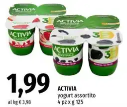 Famila Superstore ACTIVIA yogurt offerta