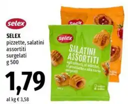 Famila Superstore SELEX pizzette, salatini offerta