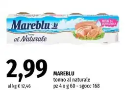 Famila Superstore MAREBLU tonno al naturale offerta