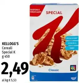 Famila Superstore KELLOGG'S Cereali Special K offerta