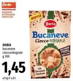 Famila Superstore DORIA bucaneve cioccointegrale offerta