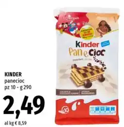 Famila Superstore KINDER panecioc offerta