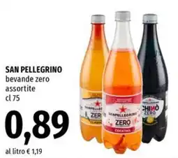 Famila Superstore SAN PELLEGRINO bevande zero offerta