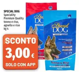 Famila Superstore SPECIAL DOG Speciality Premium Quality tonno e riso, agnello e riso offerta