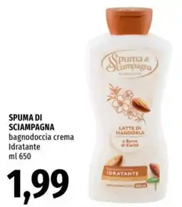 Famila Superstore SPUMA DI SCIAMPAGNA bagnodoccia crema Idratante offerta