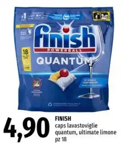 Famila Superstore FINISH caps lavastoviglie quantum, ultimate limone offerta
