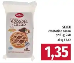 Famila Superstore SELEX crostatine cacao offerta