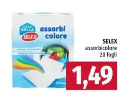 Famila Superstore SELEX assorbicolore 20 fogli offerta