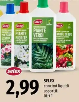 Famila Superstore SELEX concimi liquidi offerta