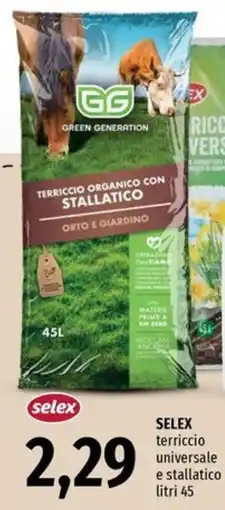 Famila Superstore SELEX terriccio universale e stallatico offerta