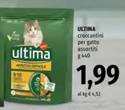 Famila Superstore ULTIMA croccantini per gatto offerta
