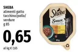 Famila Superstore SHEBA alimenti gatto tacchino/pollo/ verdure offerta