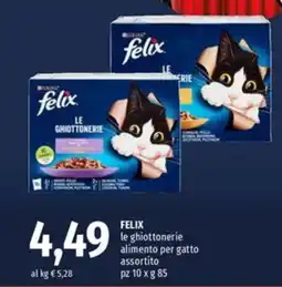 Famila Superstore FELIX le ghiottonerie alimento per gatto offerta