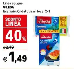 Iper La Grande Linea spugne VILEDA offerta