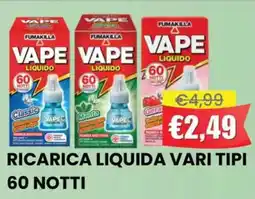 Pingo Market Ricarica RICARICA LIQUIDA VARI TIPI 60 notti offerta