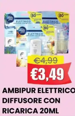 Pingo Market Ambipur elettrico diffusore con ricarica offerta