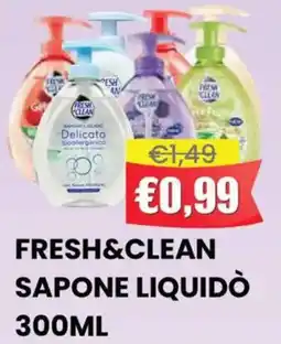 Pingo Market Fresh&clean sapone liquidò offerta