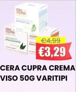 Pingo Market Cera cupra crema viso offerta