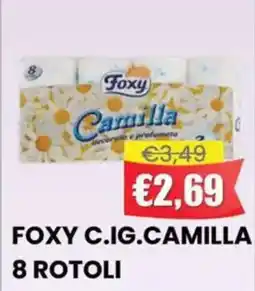 Pingo Market Foxy c.ig.camilla 8 rotoli offerta
